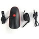 thumbnail image 1 of Juego de luces y bocina para bicicleta, recargables por USB, combinación de faros y luces traseras para ciclismo, color rojo, 1 of 11