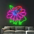 thumbnail image 5 of Handmadetneonsign Bug Flower Neon Sign, Bug Flower Wall Decor, Flower Animal Wall Decor, 5 of 5