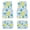 Style 3, variant on Universal 4-Piece Car Floor Mats, Non-Slip, Cute Blue & Yellow Fruit Pattern Print, All-Weather Floor Liners for Most Vehicles