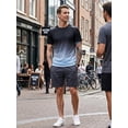 thumbnail image 4 of alpinario Men's Compression T-Shirt Moisture Wicking Breathable Short Sleeve Gym Workout High Elastic Dry Fit Baselayer Rash Guard Running Undershirt, 4 of 7