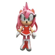 Sonic Girls Pink Hedgehog Amy Rose 17" Plush Backpack
