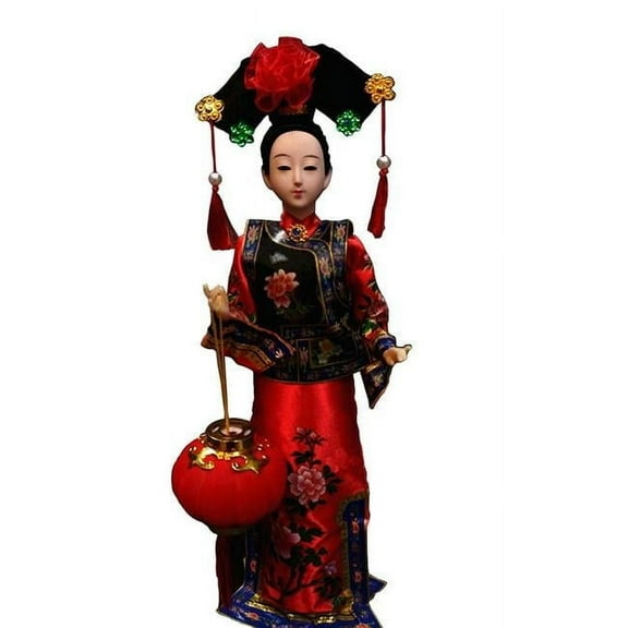 Handmade Dolls Chinese Characteristics Gift Silk Classical Dolls Souvenir