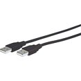 thumbnail image 2 of Comprehensive - Câble d'Extension USB - USB (F) vers USB (m) - USB 2.0 - 3 Pieds - Moulé - Noir, 2 of 3