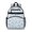 Paisley and Floral White Pattern, variant on Paisley and Floral White Pattern Cute School Backpack Bag for School with Padded Back and Adjustable Shoulder Straps 15.25"x11.5"x5.25"
