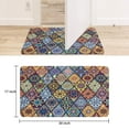 thumbnail image 6 of Bohemian Colored Geometric Patterns (4) Door Mat 30 X 17 Inch Welcome Doormat Indoor Outdoor Entrance Floor Mat Non Slip Spring Summer Decor Rubber Mats, 6 of 6