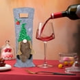 thumbnail image 4 of WEGFTDUOP Christmas Wine Bottle Cover Cute Red Wine Bottle Decoration Bag Christmas Dining Table Ambiance Decoration Holiday Products, 4 of 6