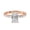 Rose Gold, variant on Houston Diamond District 1 to 5 Carat Emerald Round Cut LAB GROWN Diamond Halo Engagement Ring (Color E-F Clarity VS1-VS2) Platinum 1 Carat Size: 4