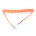 thumbnail image 3 of 3.5 mm Coiled Stereo Audio Cable Car Auxiliary Audio Cable Male To Male OR, 3 of 4