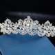 thumbnail image 2 of Diadème Princesse Femme Tiara Cristal Couronne Strass Bandeau Adult Cheveux Accessoires Vintage Cadeau pour Concours Parties Festival Fête Cosplay Halloween Noel Zefei Wu 9024735039884, 2 of 5