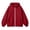 Z17-Red, variant on YUEHUA Kids Girls Oversized Full Zip Hoodie Fashion Casual Long Sleeve Sweatshirts Cute Jackets with Pockets 7-14 Years