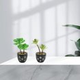 thumbnail image 4 of uds simulación de plantas suculentas en macetas, pequeños adornos creativos, plantas verdes artificiales, decoración interior, 4 of 5