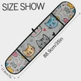 thumbnail image 3 of Yayeee Double Oven Mitt Kitchen Heat Resistant Baking 35" x7" Quilted Glove, Cute Cat Pattern, 3 of 6