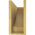 thumbnail image 4 of 7"W x 21"D x 14"H Classic Alpine Rough Cedar Woodgrain TimberThane Corbel, Primed Tan, 4 of 6