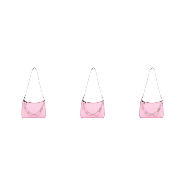 maskred Sac sous-Bras pour Femmes à la Mode et Polyvalent pour Tous les Jours Large Rose 3Set