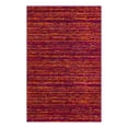 thumbnail image 3 of Unique Loom Calypso Collection Area Rug - Mento (5' 3" x 8' Rectangle Pink/Navy Blue), 3 of 7