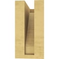 thumbnail image 4 of 3"W x 6"D x 6"H Classic Burlington Rough Cedar Woodgrain TimberThane Corbel, Primed Tan, 4 of 6
