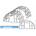 thumbnail image 3 of Single Truss Arch Storage Shelter W40'xL80'xH20', 3 of 12