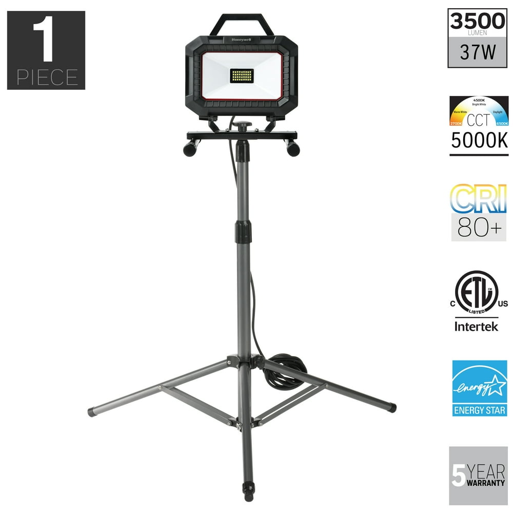 Honeywell Portable LED Work Light W / Single Tripod3500LM