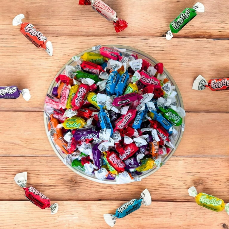 Assortit Tootsie Frooties Candy Mix, 10 Fruity Flavors, Soft Chewy