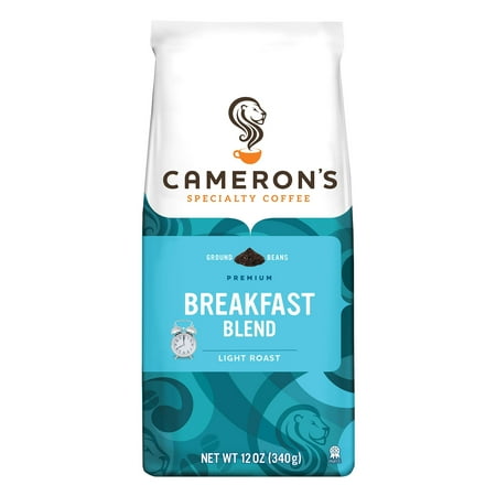 Cameron's Specialty Premium Coffee Breakfast Blend Light Roast Ground, 12oz