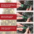 thumbnail image 3 of Lumiparty 2 Pcs 4.5FT Christmas Tree with 200 Lights & 8 Mode, Pre-Lit Artificial Desktop Xmas Tree, Christmas Decoration for Home, Office Holiday Decor, 3 of 5