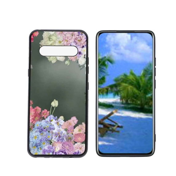 Compatible with LG V60 ThinQ 5G Phone Case, Flowers-s-338 Case Silicone Protective for Teen Girl Boy Case for LG V60 ThinQ 5G