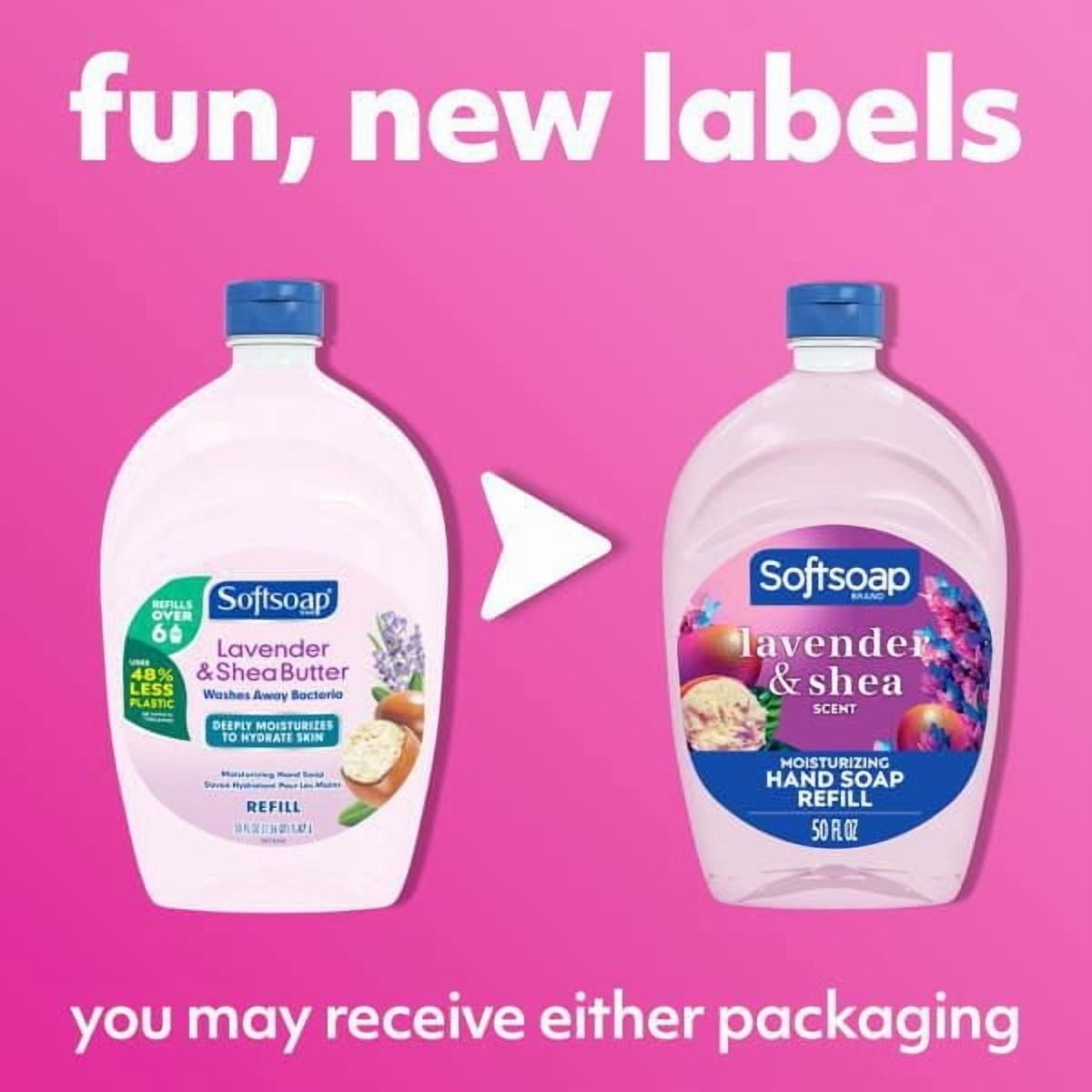 Softsoap Deeply Moisturizing Liquid Hand Soap Refill, Lavender & Shea Butter - 1.47 L, Liquid Hand soap