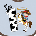 thumbnail image 4 of Inktastic I'm One-cowboy Riding Horse Birthday Boys Baby Bib, 4 of 4