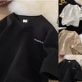 thumbnail image 4 of Mens Oversize Short Sleeve Loose T Shirt Fashion Half Sleeves Youth Waffle Tops, 4 of 5