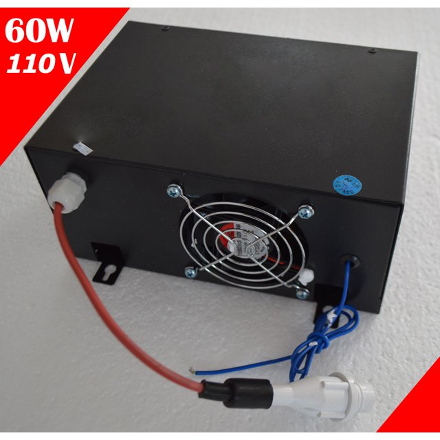 INTBUYING 60W Alimentation Laser CO2 Machine de Découpe Gravure Laser
