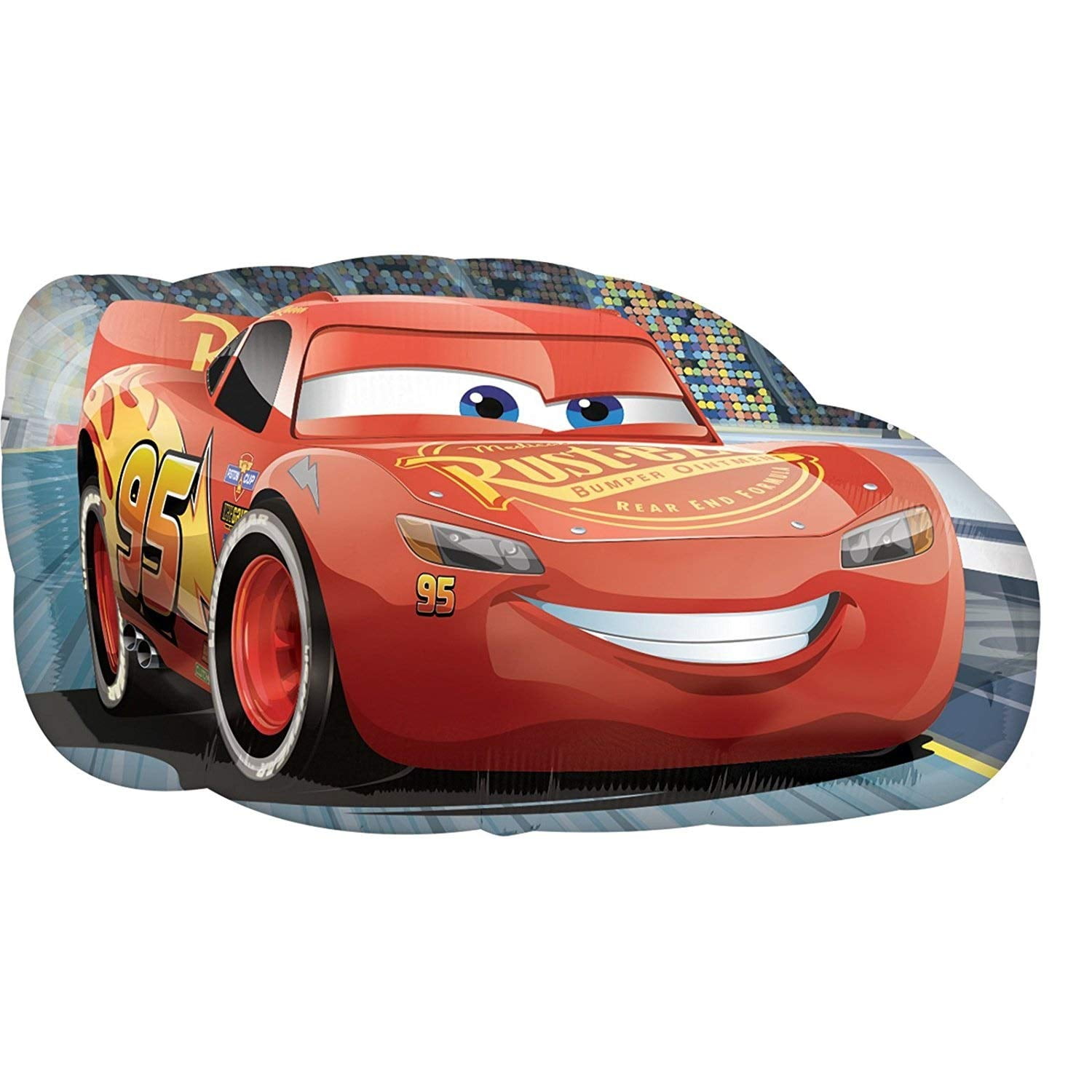 Banner Lightning Mcqueen 1st Party Supplies First Boy Balloons Disney Car Birthday Decorations One Backdrop 