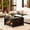 Black, variant on GUNAITO Lift Top Coffee Table with Storage Cabinet and 2 Compartments for Living Room, brown, 31.5''Hx31.5''W in