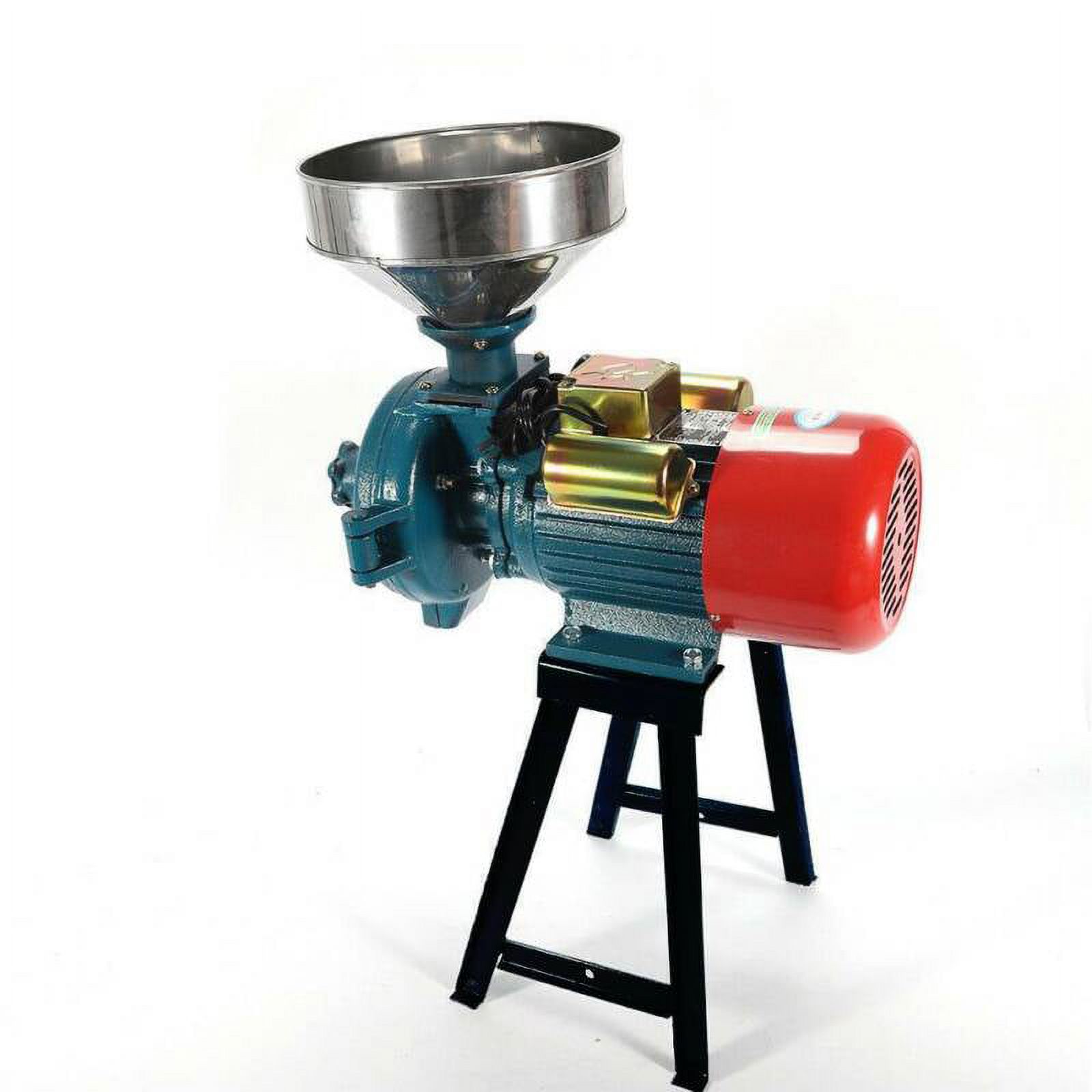 Jacgood 110V 3000W Electric Grain Mill Grinder Corn Grinder, Dry Corn Grain Rice Wheat Feed Grinding Machine with Funnel