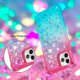 thumbnail image 3 of Funda para iPhone 11 PRO Transparente con Brillos Carcasa Protectora Antigolpes con Glitter Brillante, 3 of 5