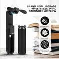 thumbnail image 2 of Mini Fan Handheld, 3 Speeds Rechargeable Quiet Mini Handheld Fan[9-15 Working Hours], Portable USB, 2 of 5
