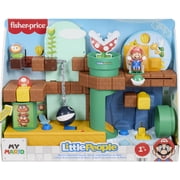Fisher-Price Little People My Mario Adventure Playset, Musical Toddler Toy with 2 Figures
