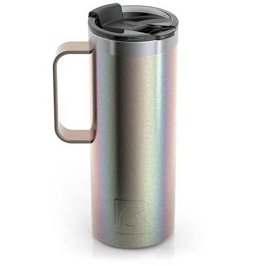 Yoelike 15oz Travel Mug with Handle and Lid, Stainless Steel, Dishwasher  Safe, Powder Coated, Vacuum Insulated