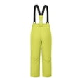 thumbnail image 4 of Juslio Girls Pants Casual Solid Thick Waterproof Warm Ski Yellow, 4 of 7