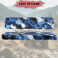 thumbnail image 6 of Yuyamidu Blue Camo Bench Seat Cover Compatible with Kawasaki Mule 4010 4x4 Camouflage Ranger Seat Cover Easy to Install Four Wheeler Accessories, 6 of 7