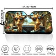 thumbnail image 5 of Uorisanigo Funny Giraffe Animal Driving Print Car Sun Shade Anti-UV Windshield Shade Car Sun Shade Side Window Interior Accessories UV Ray Reflector Easy to Store for Truck SUV Vehicle Sedans, 5 of 7