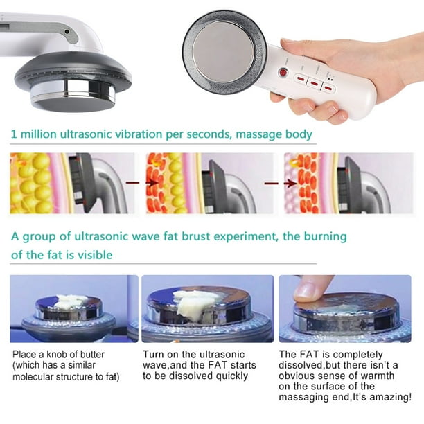 Máquina de adelgazamiento Masajeador de pérdida de peso, EMS Infrarrojo Cuerpo Masajeador de adelgazamiento Pérdida de peso Anti Celulitis Belleza facial Masaje de forma corporal Máquina de(01) Ecomeon no
