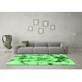thumbnail image 3 of Ahgly Company Indoor Rectangle Abstract Emerald Green Modern Area Rugs, 8' x 10', 3 of 4