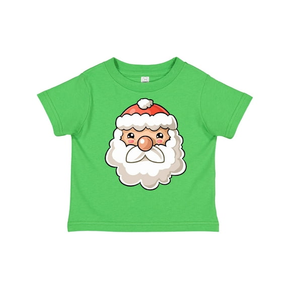 Inktastic Cute Santa Claus Face Boys or Girls Toddler T-Shirt