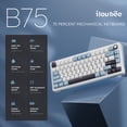 thumbnail image 2 of Teclado mecánico inalámbrico iLovBee B75 Creamy 75% RGB, 2 of 5