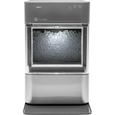 GE Profile Opal 2.0 | Countertop Nugget Ice Maker | Ice Machine with WiFi Connectivity | Smart Home Kitchen Essentials | Stainless Steel