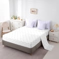 thumbnail image 5 of Homewish Cute Bowknot 7-Piece Bedding Comforter Set for Female Men Teens,Polka Dots King Bedding Sets,Geometric Stripes Ultra Soft Bed Sheets,Lightweight Room Decor,Reversible, 5 of 8