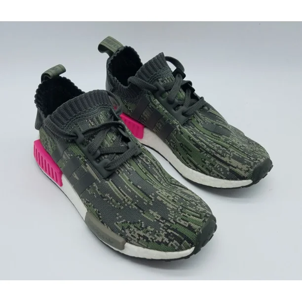 Adi - das NMD R1 Primeknit Men's Size 6 Running Shoes Olive Green *Worn once*