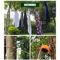 thumbnail image 3 of Portable Clothesline with Clothespins & Fixed Buttons Windproof Travel Retractable Clothesline Heavy Duty Clothes Drying Line 26 Feet with Storage Bag for Hotel Backyard Balcony Dorm, 3 of 10