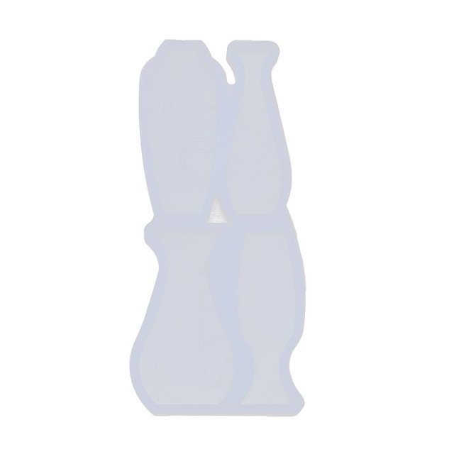 Mini Botella de Silicona Zulema Transparente Molde 3D de silicona para moldes de silicona