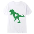 thumbnail image 3 of Gzbliryd Happy Easter Day T-Shirt Funny Short Sleeve Shirt Easter Egg Funny Graphic Tee Tops for Girl Casual Short Sleeve Tee Tops (White,3-4 Years), 3 of 3